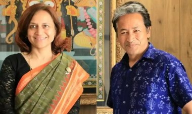 लेह हिंसा केस में बंद सोनम वांगचुक, जोधपुर जेल में मिलीं पत्नी गीतांजलि