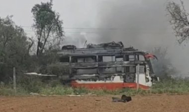 राजस्थान में भीषण हादसा, हाईटेंशन लाइन की चपेट में आई मजदूरों से भरी बस, 3 की मौत, 10 झुलसे