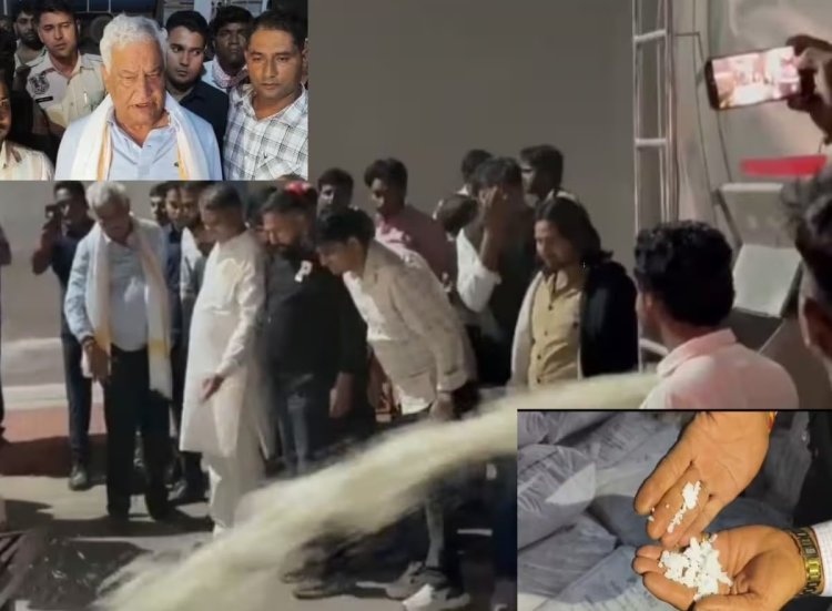 मंत्री किरोड़ी लाल मीणा ने में मारा छापा, नकली घी बनाने वाली फैक्ट्री सील पाम ऑयल, यूरिया और कास्टिक सोडा बरामद