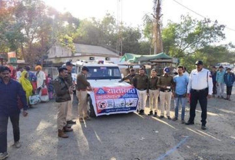 राजस्थान पुलिस का सड़क सुरक्षा अभियान, हर चालक सुरक्षित घर पहुंचे, यही है लक्ष्य