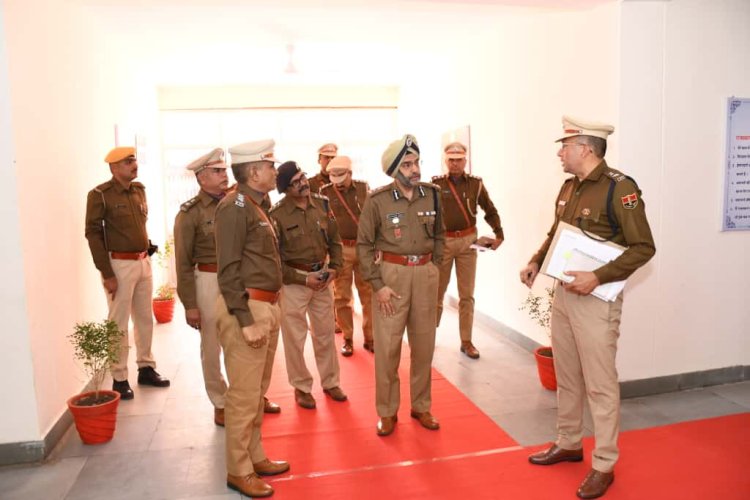 आर्म्ड बटालियन एवं एसडीआरएफ के ADGP रूपिंदर सिंह IPS ने किया पुलिस वार्षिक निरीक्षण