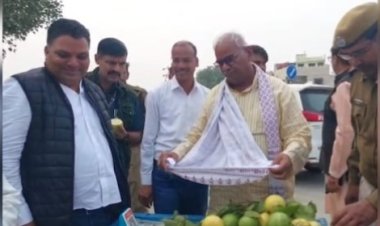 राजस्थान के शिक्षा मंत्री मदन दिलावर ने ठेले वाले से गमछे में लिए अमरूद, पॉलीथिन पर सख्ती, कहा- "पर्यावरण को नुकसान होता है"