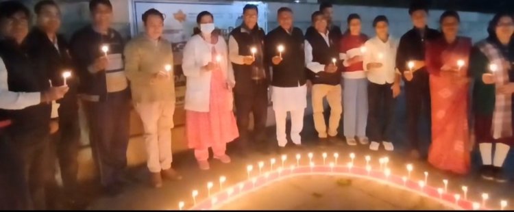 विश्व एड्स दिवस की पूर्व संध्या पर भरतपुर में भावपूर्ण श्रद्धांजलि समारोह