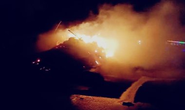 बहरोड़ में NH-48 पर भीषण हादसा, ट्रोले में लगी आग; चालक की जिंदा जलकर मौत