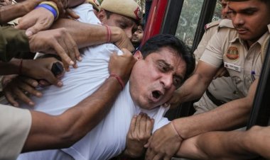 AI Summit Protest: यूथ कांग्रेस अध्यक्ष उदय भानु चिब गिरफ्तार, दिल्ली में बढ़ा सियासी घमासान