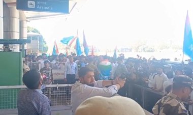 राजस्थान पहुंचे एनएसयूआई राष्ट्रीय अध्यक्ष विनोद जाखड़, जयपुर में दिखा शक्ति प्रदर्शन