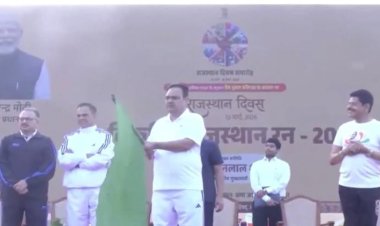 जयपुर में 'विकसित राजस्थान रन 2026', युवाओं के साथ दौड़े CM भजनलाल शर्मा