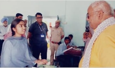 मंत्री मदन दिलावर का औचक दौरा, स्कूल में सराहना और गांव की सफाई पर सख्ती