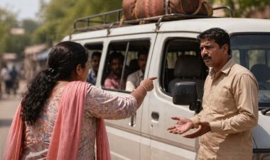 डाइवर पर लगा महिला का कीमती थैला गायब करने का आरोप