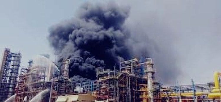 पचपदरा रिफाइनरी में उद्घाटन से पहले आग, एक यूनिट में मची अफरातफरी
