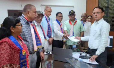 सहकारिता मंत्री का विरोध, रिटायर्ड पुलिस कर्मचारियों ने गौतम कुमार दक का मांगा इस्तीफा