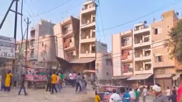 दिल्ली में बड़ा हादसा टला: करावल नगर में चार मंजिला इमारत ढही, समय रहते खाली कराने से बचीं कई जानें