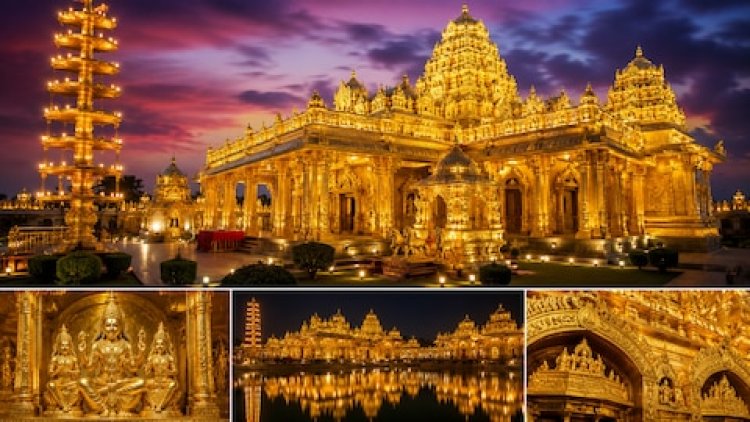 15 हजार किलो सोने से बना है दक्षिण भारत का ये भव्य मंदिर, 300 करोड़ रुपये से ज्यादा आई थी लागत; रात में दिखता है स्वर्ग जैसा नजारा