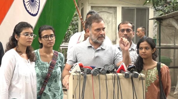 Rahul Gandhi PC: 'धर्मेंद्र प्रधान को हटाना पहली मांग', छात्रों की तीन मांगों पर समझौता नहीं- राहुल गांधी