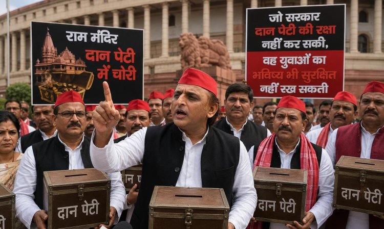 पेपर लीक बिल पर आज राहुल गांधी का संबोधन, संसद के बाहर सपा का अनोखा प्रदर्शन