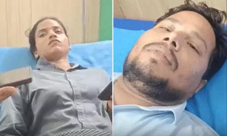 वाराणसी एयरपोर्ट पर लाइसेंसी पिस्टल से फायरिंग, दो कर्मचारी घायल: शिवसेना नेता की जांच के दौरान चली गोली, महिला कर्मचारी की जांघ में लगी