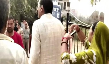वार्ड-26 में कांग्रेस प्रत्याशी का हंगामा, एजेंट नहीं बैठाने को लेकर विवाद