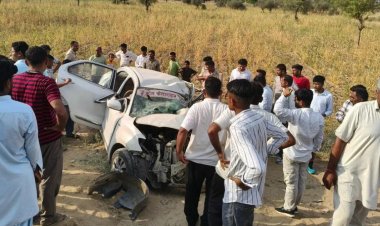 बाड़मेर में दर्दनाक हादसा: 2 दिन के नवजात समेत पति-पत्नी की मौत, मदद के बजाय वीडियो बनाते रहे लोग