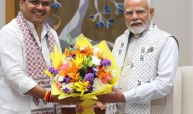 PM मोदी से CM भजनलाल की मुलाकात, 20 मिनट की बैठक ने बढ़ाई सियासी हलचल; जानें क्या हुई बात?