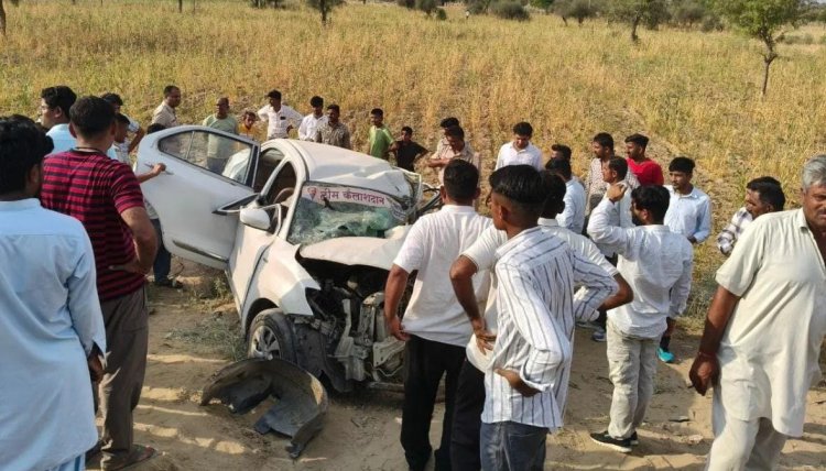 बाड़मेर में दर्दनाक हादसा: 2 दिन के नवजात समेत पति-पत्नी की मौत, मदद के बजाय वीडियो बनाते रहे लोग