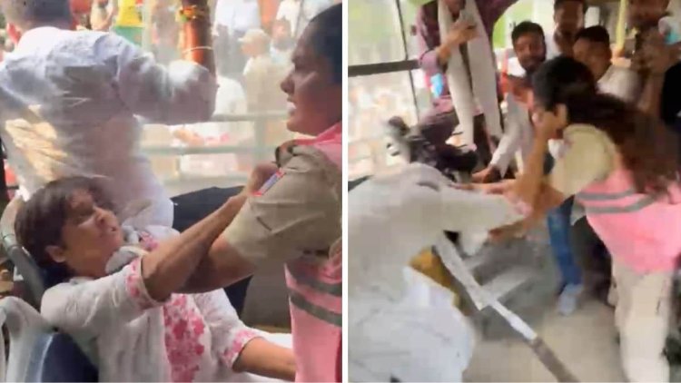 दिल्ली में NSUI की राष्ट्रीय सचिव रितु बराला और महिला पुलिसकर्मी के बीच मारपीट, राजस्थान यूनिवर्सिटी की छात्र राजनीति से रहा है जुड़ाव