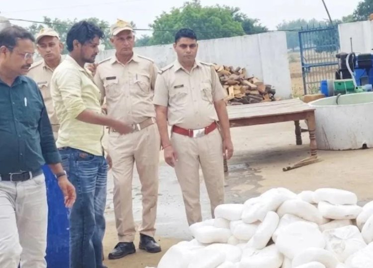 दिवाली से पहले राजस्थान में 1800 किलो संदिग्ध पनीर पकड़ा, मौके पर नष्ट कराया; दो आरोपी गिरफ्तार